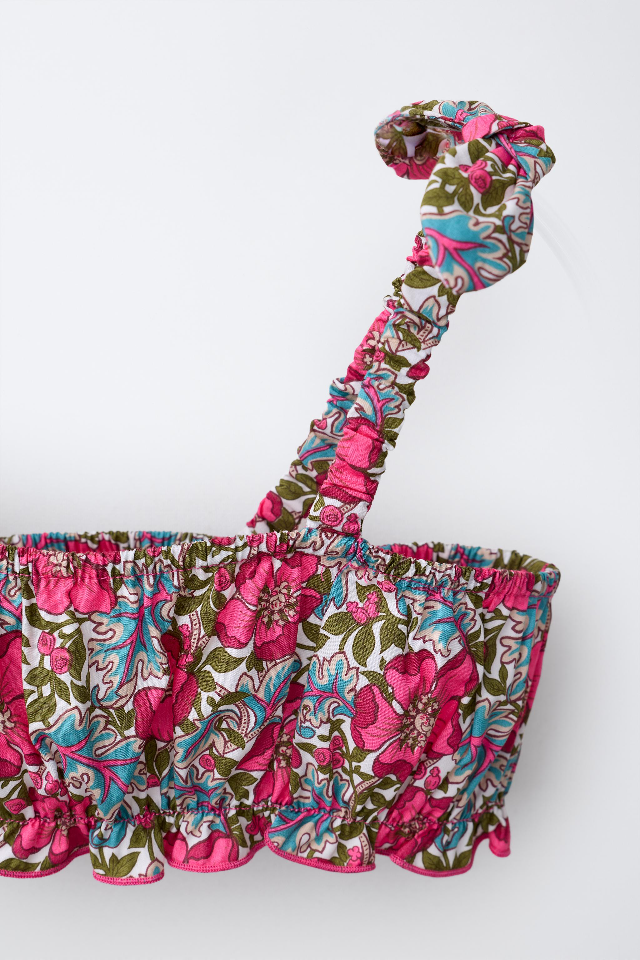 2-6 ANS / BIKINI À IMPRIMÉ FLEURS MADE WITH LIBERTY FABRIC